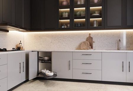 Hafele Turns Kitchen Corners into Smart Storage